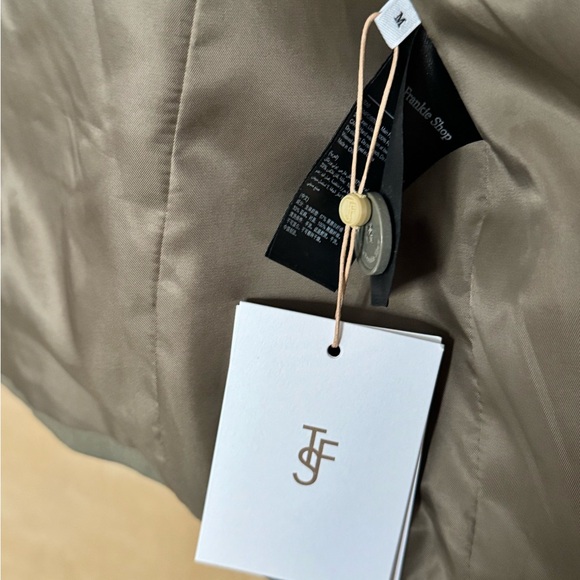 The Frankie Shop Khaki Green Linen blend Vest - Picture 5 of 8